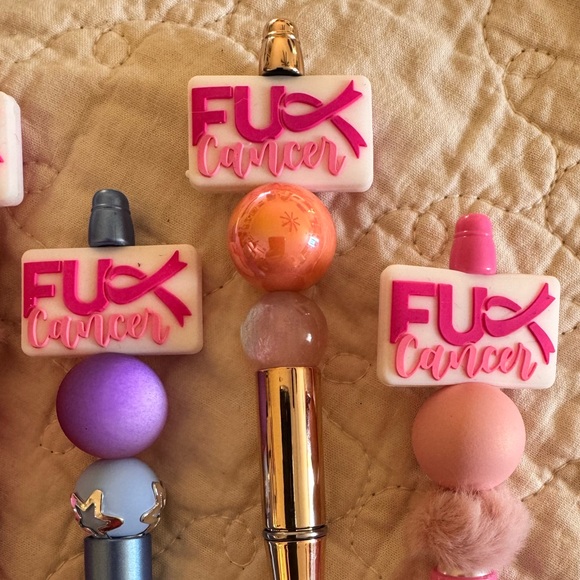 Handmade Other - F* Cancer Handmade Pen NEW comes with one refill choose 1